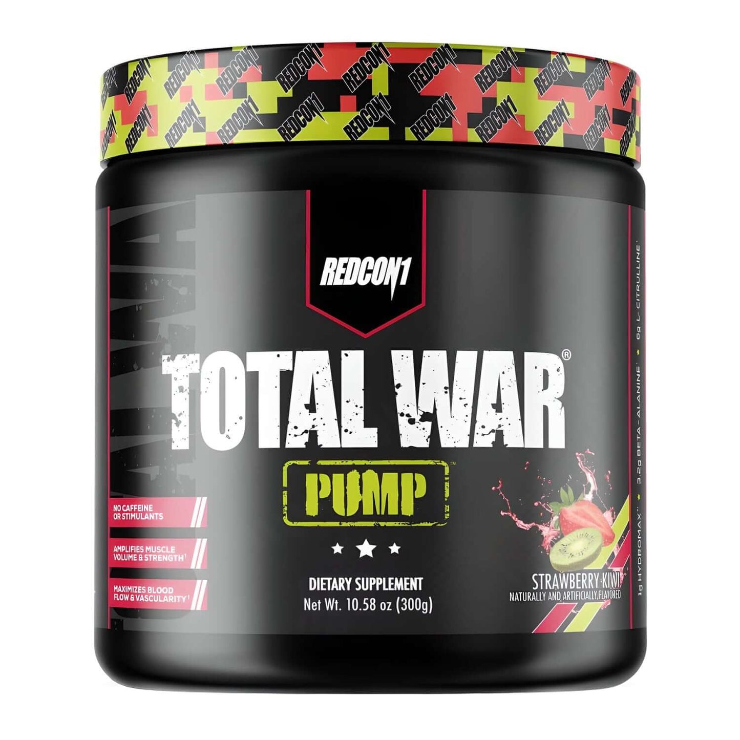 Redcon1 Total War Pump Size: 40/20 Svgs Flavour: Strawberry Kiwi