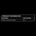 Reflex Creapure Nutrition Facts