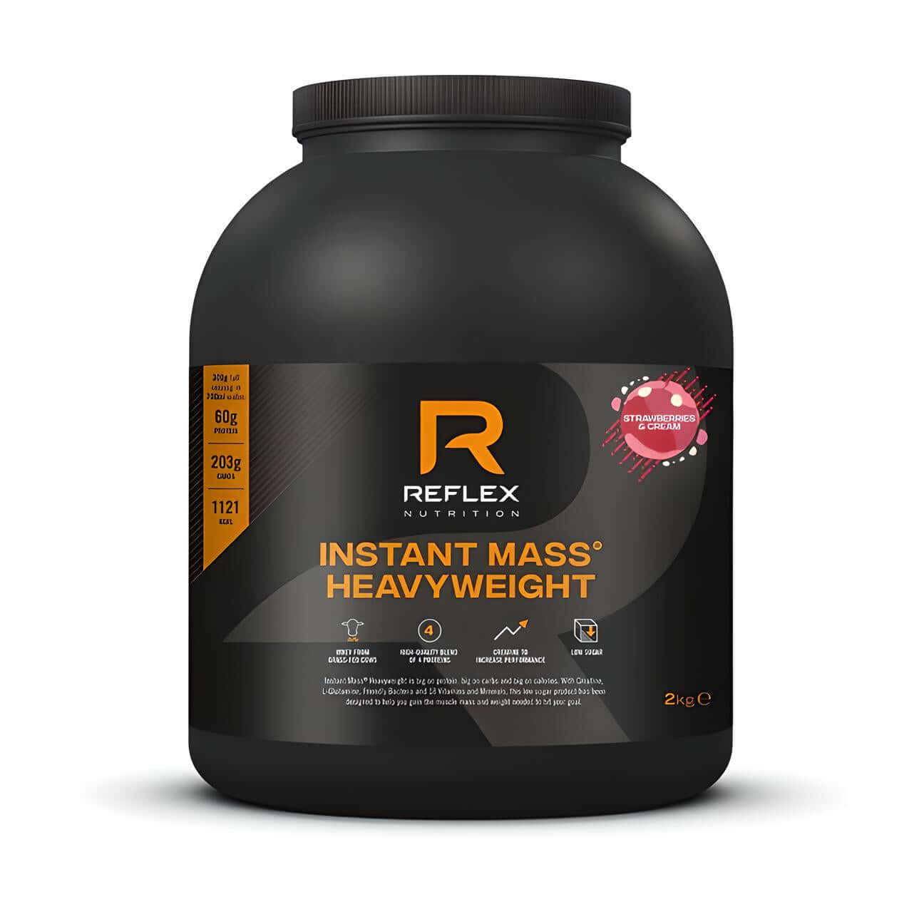 Reflex Instant Mass Size: 2kg Flavour: Strawberries & Cream