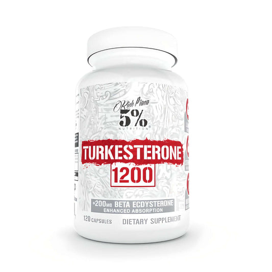 Rich Piana 5% Nutrition Turkesterone 1200 Size: 120 Capsules
