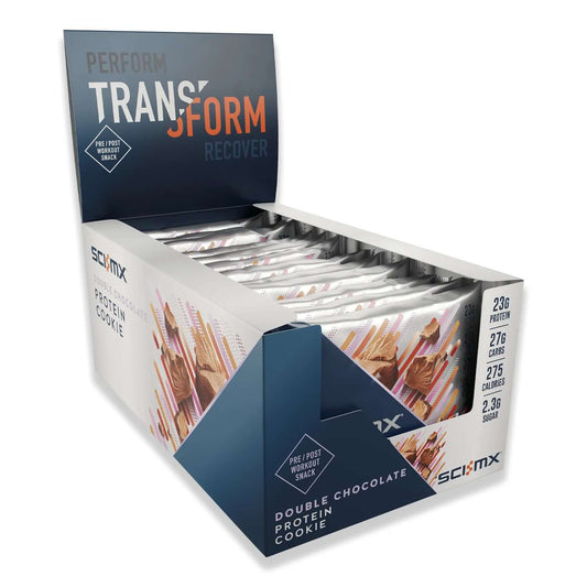 Sci-MX Protein Cookies Size: 12 x 75g Flavour: Double Chocolate