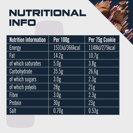 Sci-MX Protein Cookies Nutrition Facts