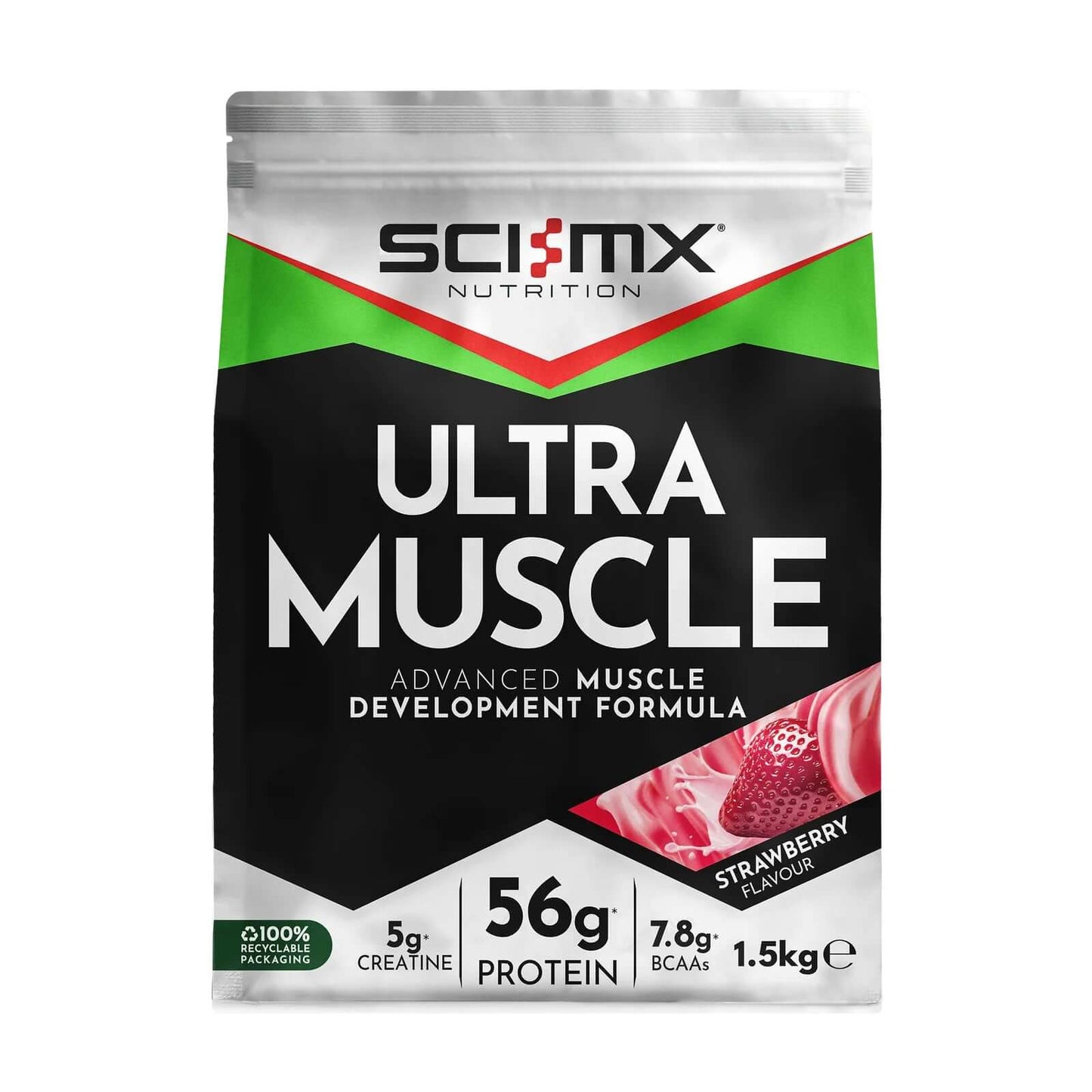 Sci-MX Ultra Muscle Size: 1.5kg Flavour: Strawberry