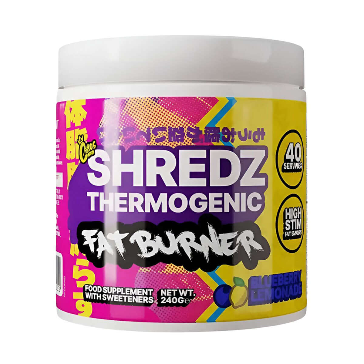 Chaos Crew Shredz V2 Size: 40 Svgs Flavour: Blueberry Lemonade
