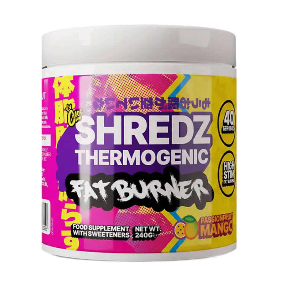 Chaos Crew Shredz V2 Size: 40 Svgs Flavour: Passionfruit Mango
