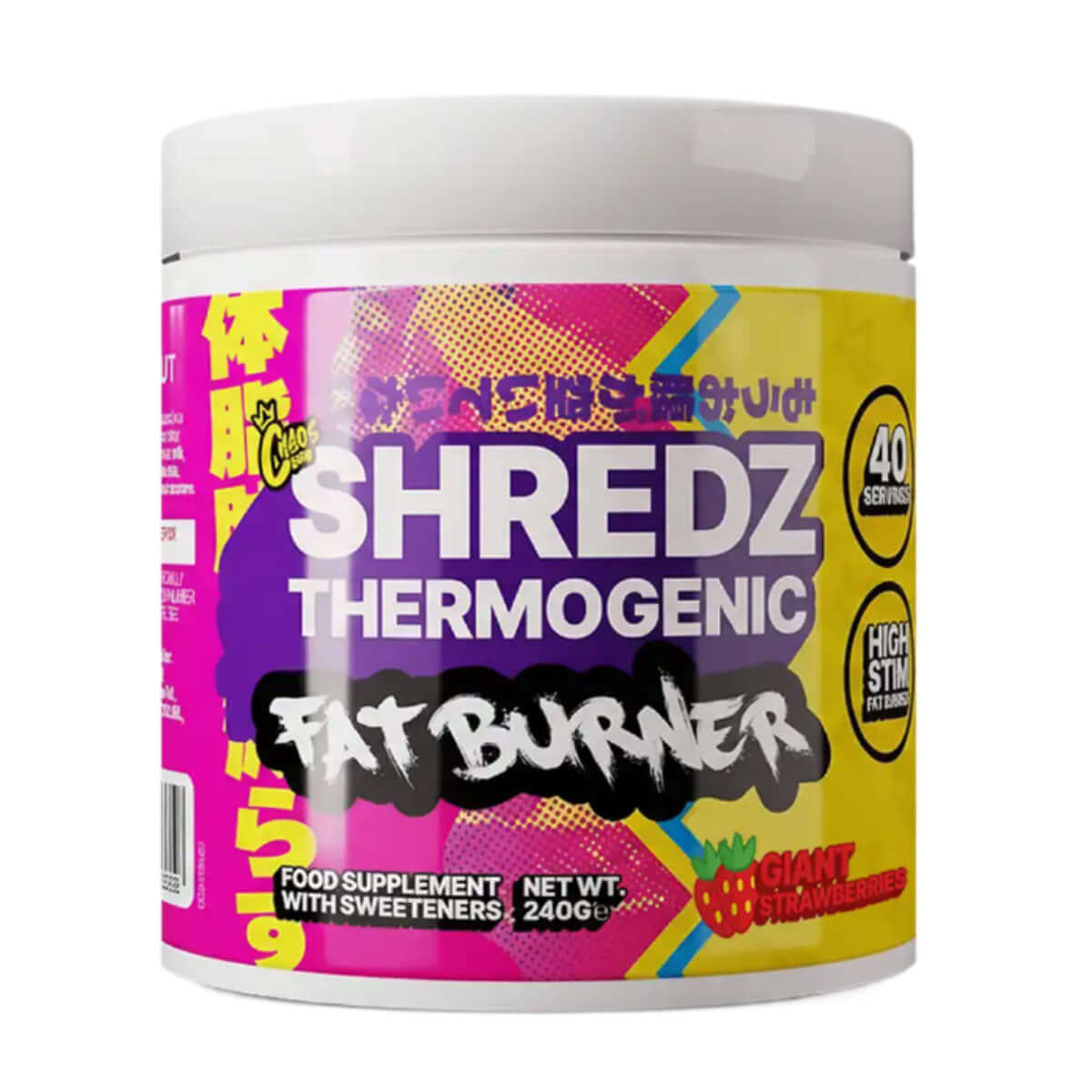 Chaos Crew Shredz V2 Size: 40 Svgs Flavour: Giant Strawberries