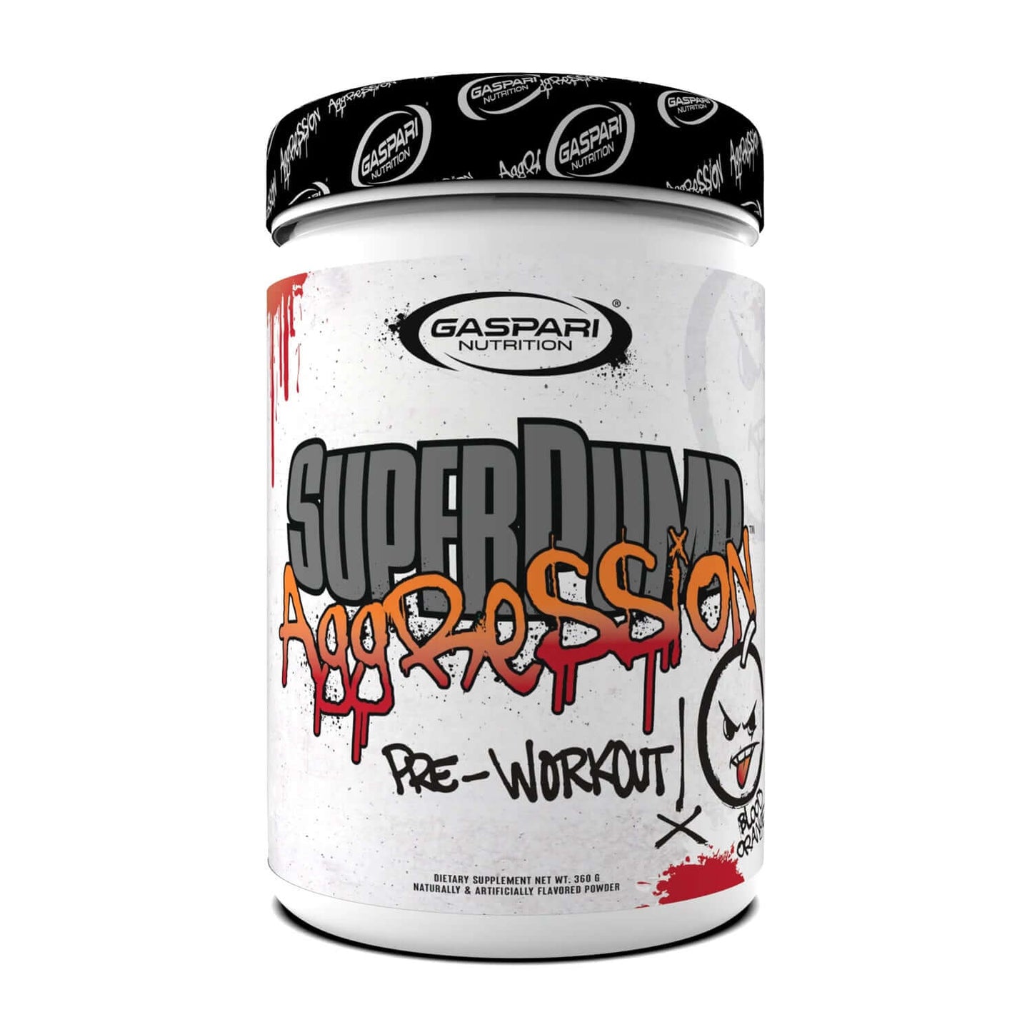 Gaspari Superpump Aggression Size: 450g Flavour: Blood Orange