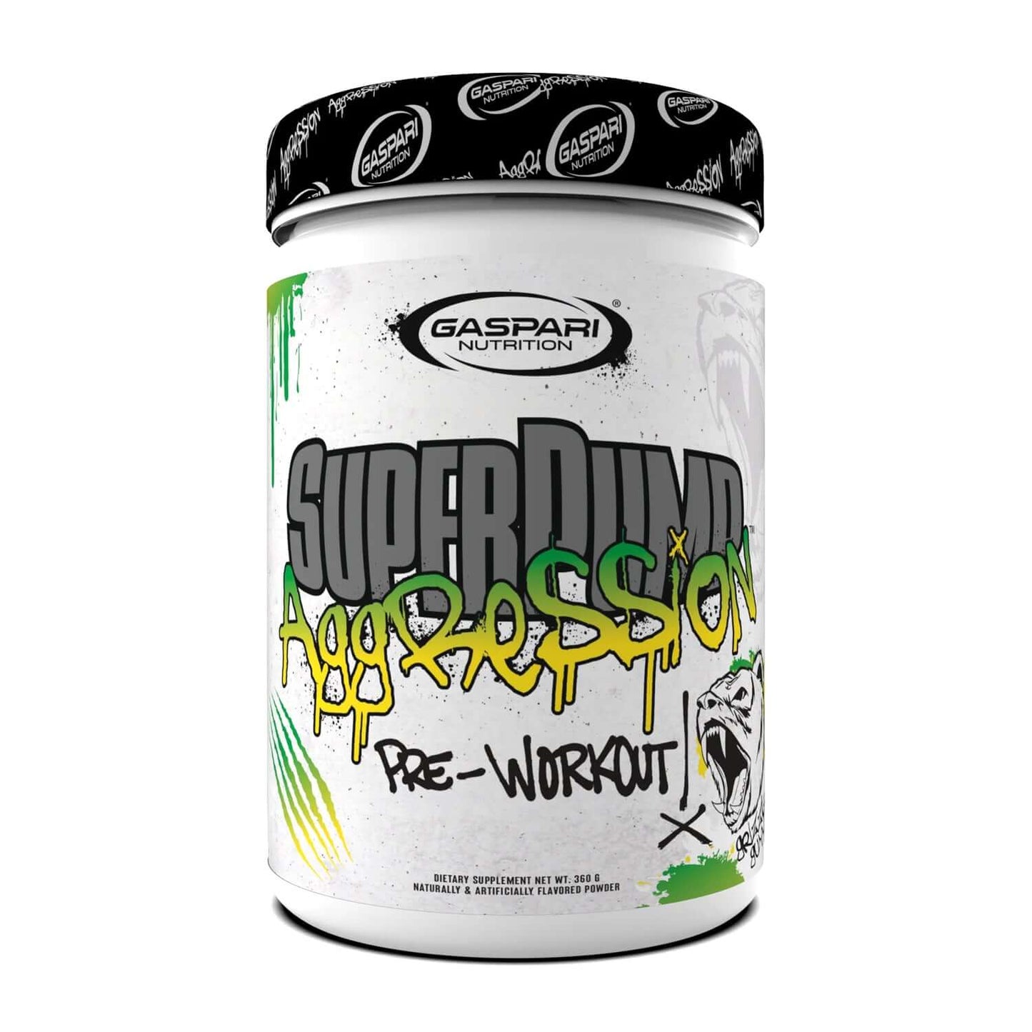 Gaspari Superpump Aggression Size: 450g Flavour: Grizzly Gummy EXP 30/09/25