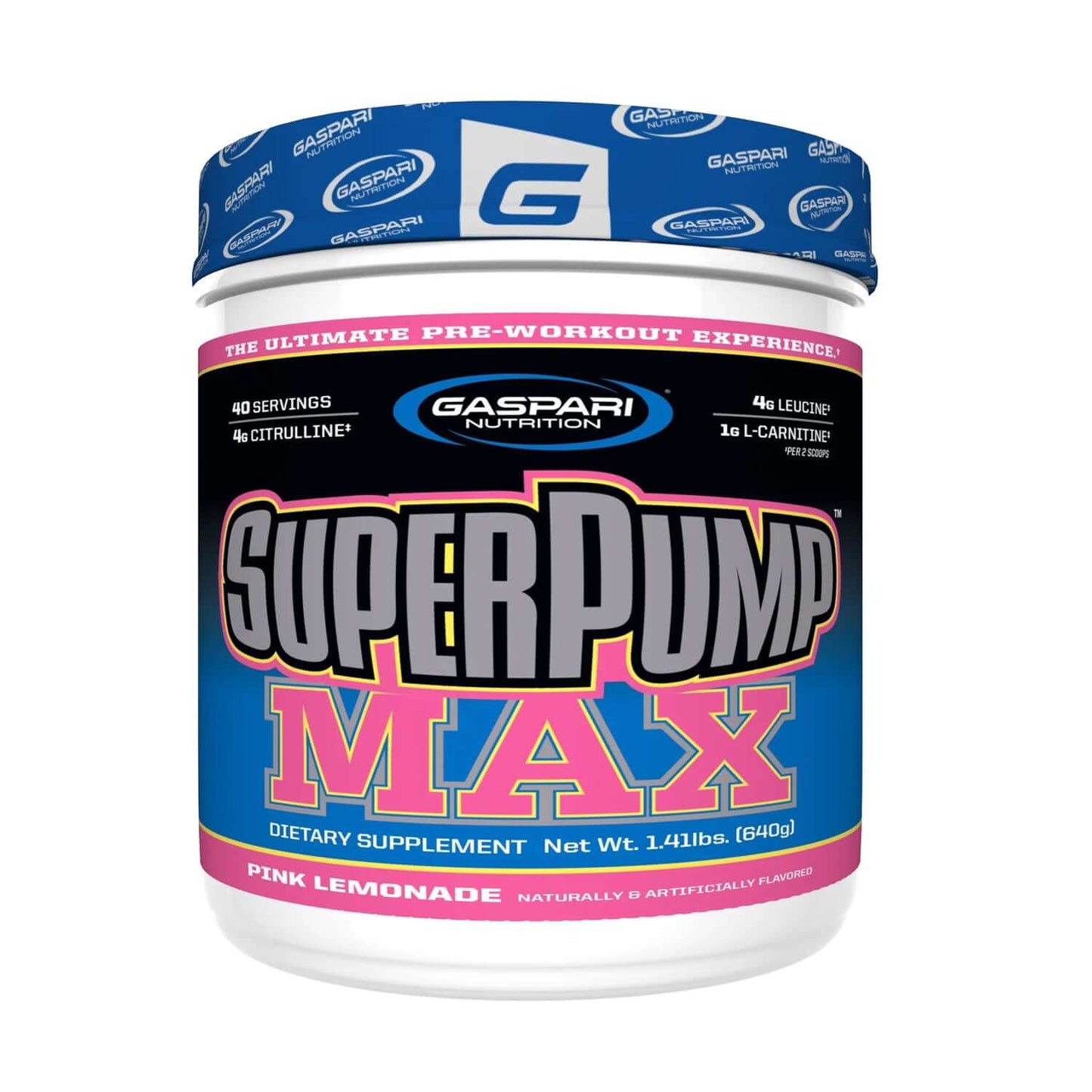 Gaspari Superpump Max Size: 640g Flavour: Pink Lemonade