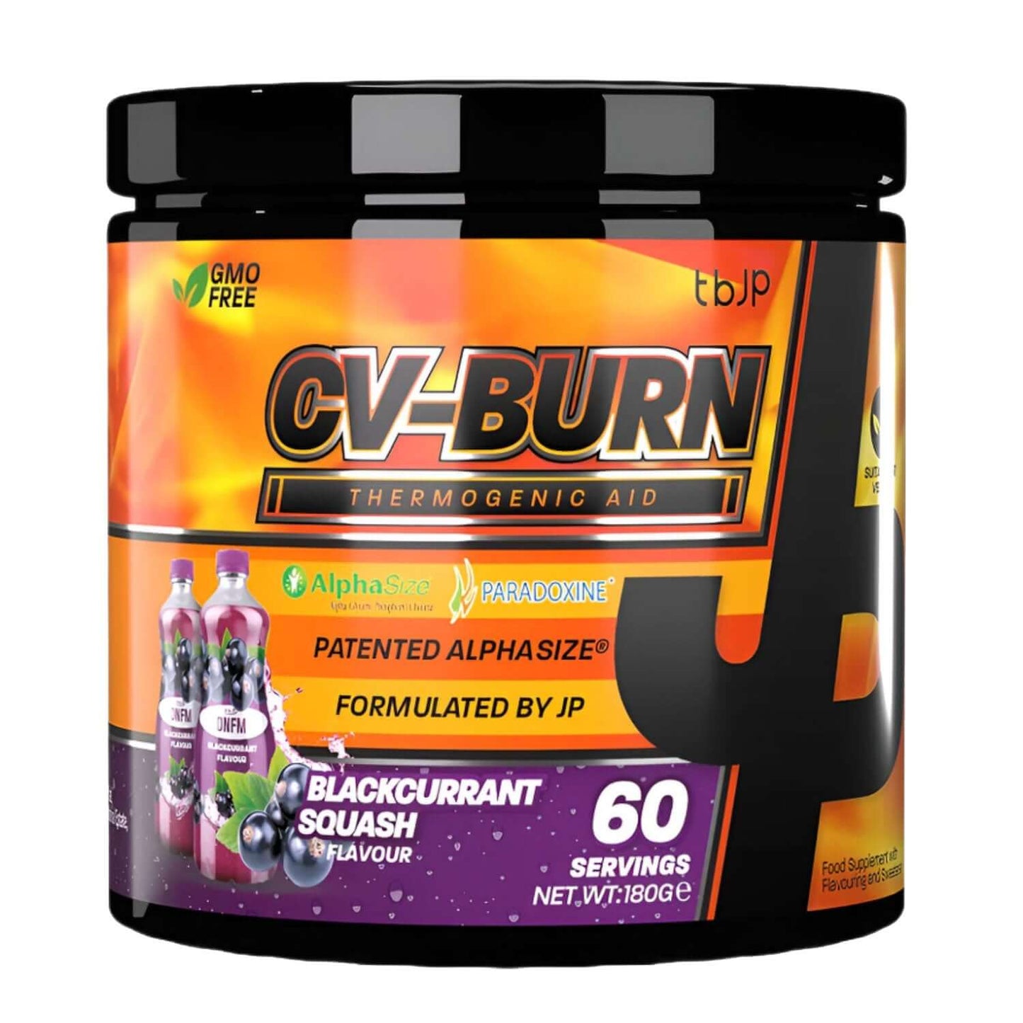 Trained By JP CV-Burn Size: 60 Svgs Flavour: Blackcurrant
