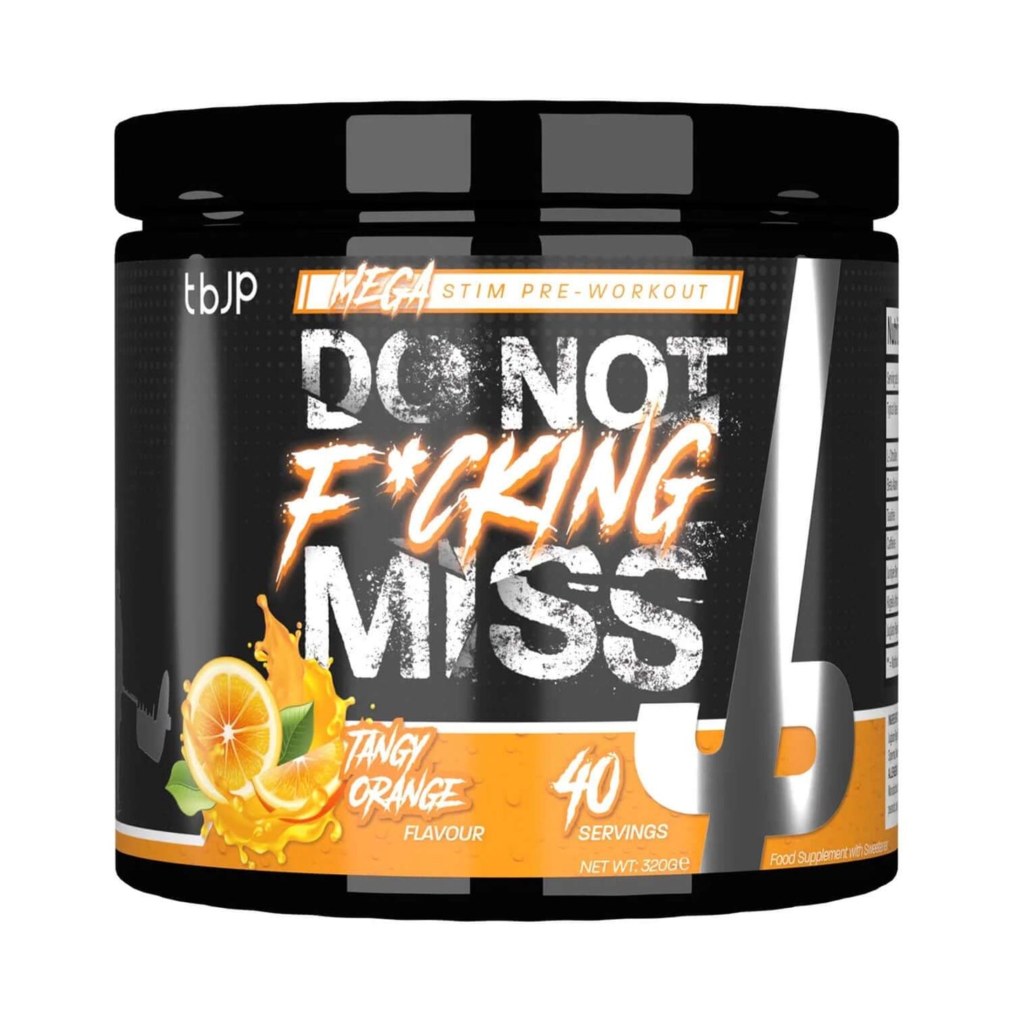 Trained By JP DNFM Size: 40 Svgs Flavour: Tangy Orange