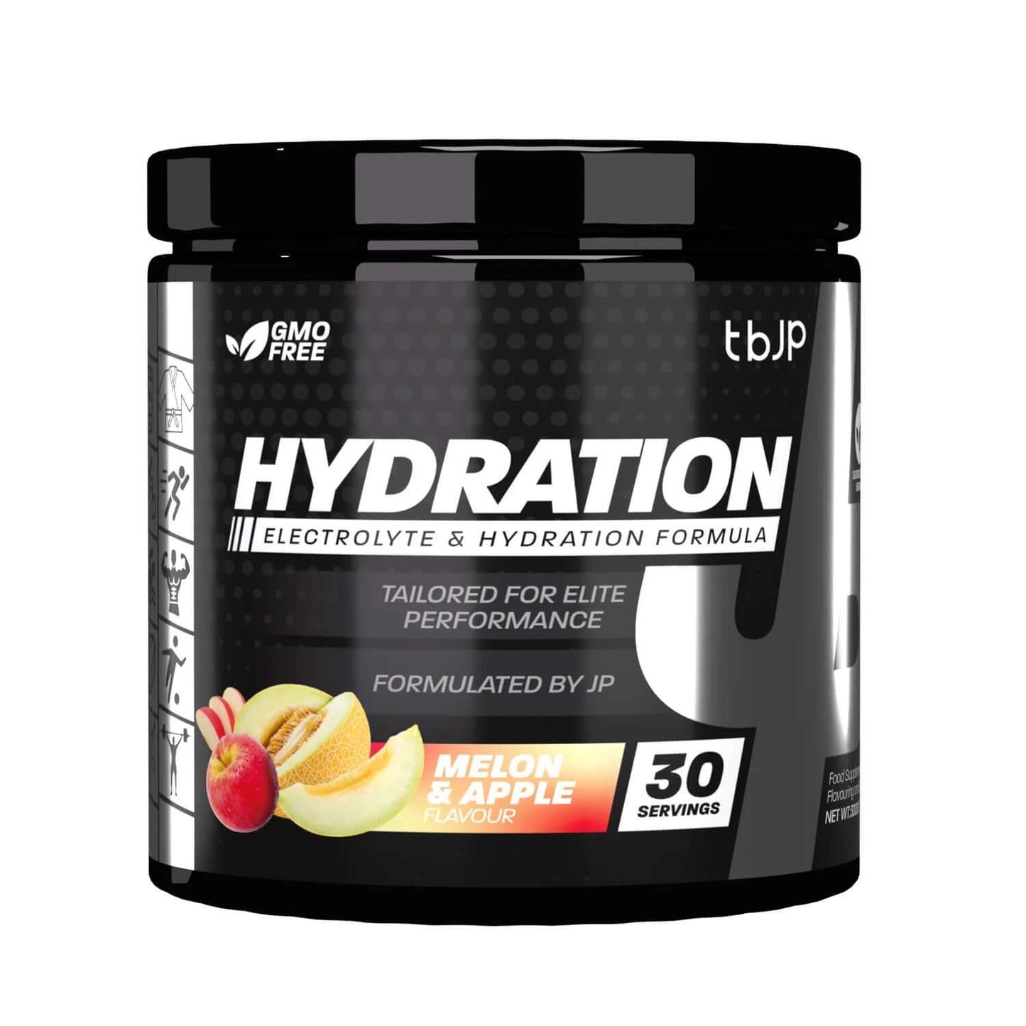Trained By JP Hydration Size: 300g Flavour: Melon & Apple