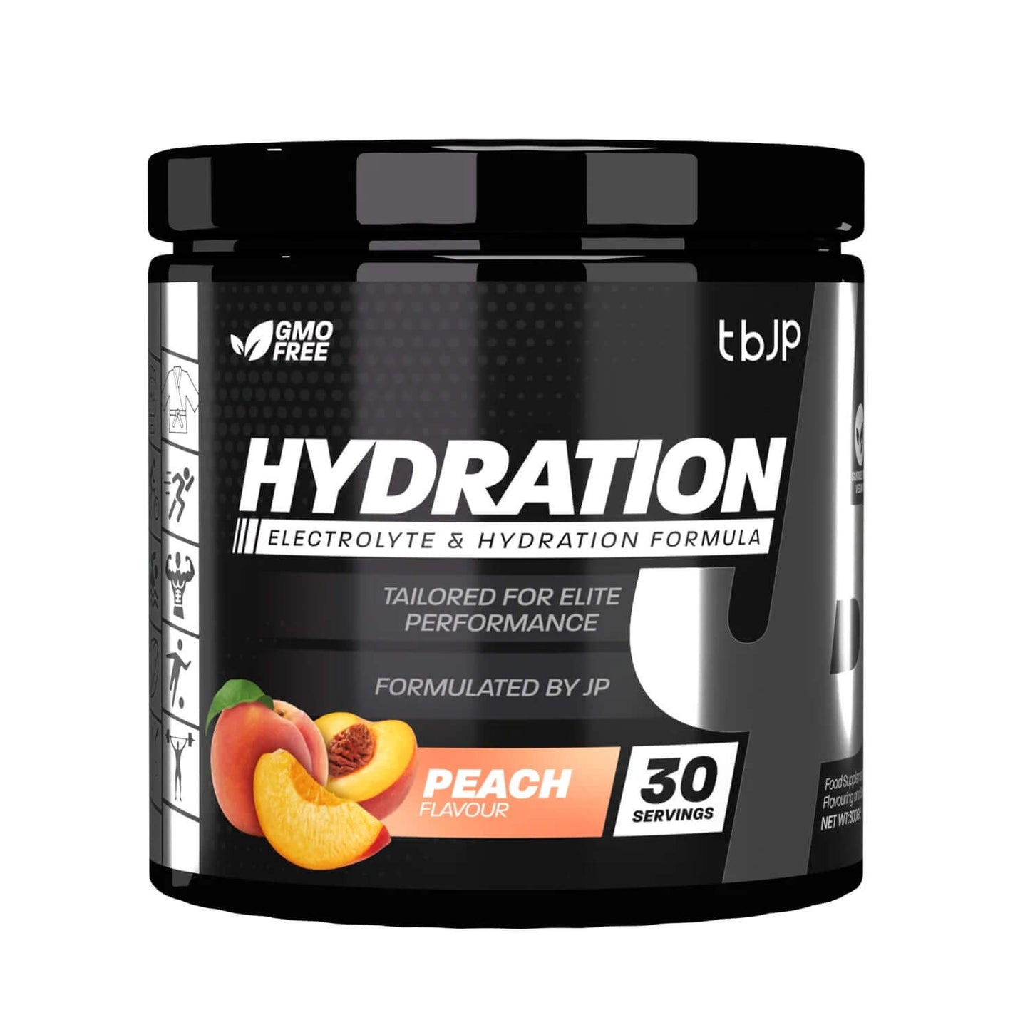 Trained By JP Hydration Size: 300g Flavour: Peach