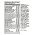 Trained By JP The One MultiVitamin Nutrition Facts
