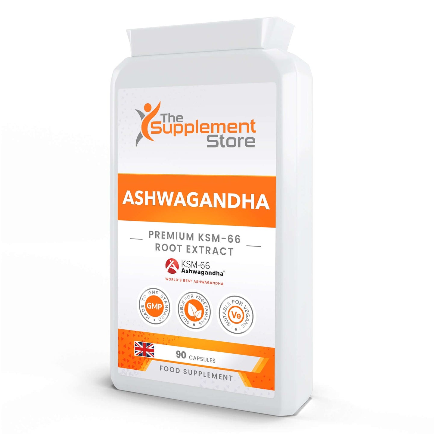 The Supplement Store Ashwagandha KSM-66 500mg Size: 90 Capsules