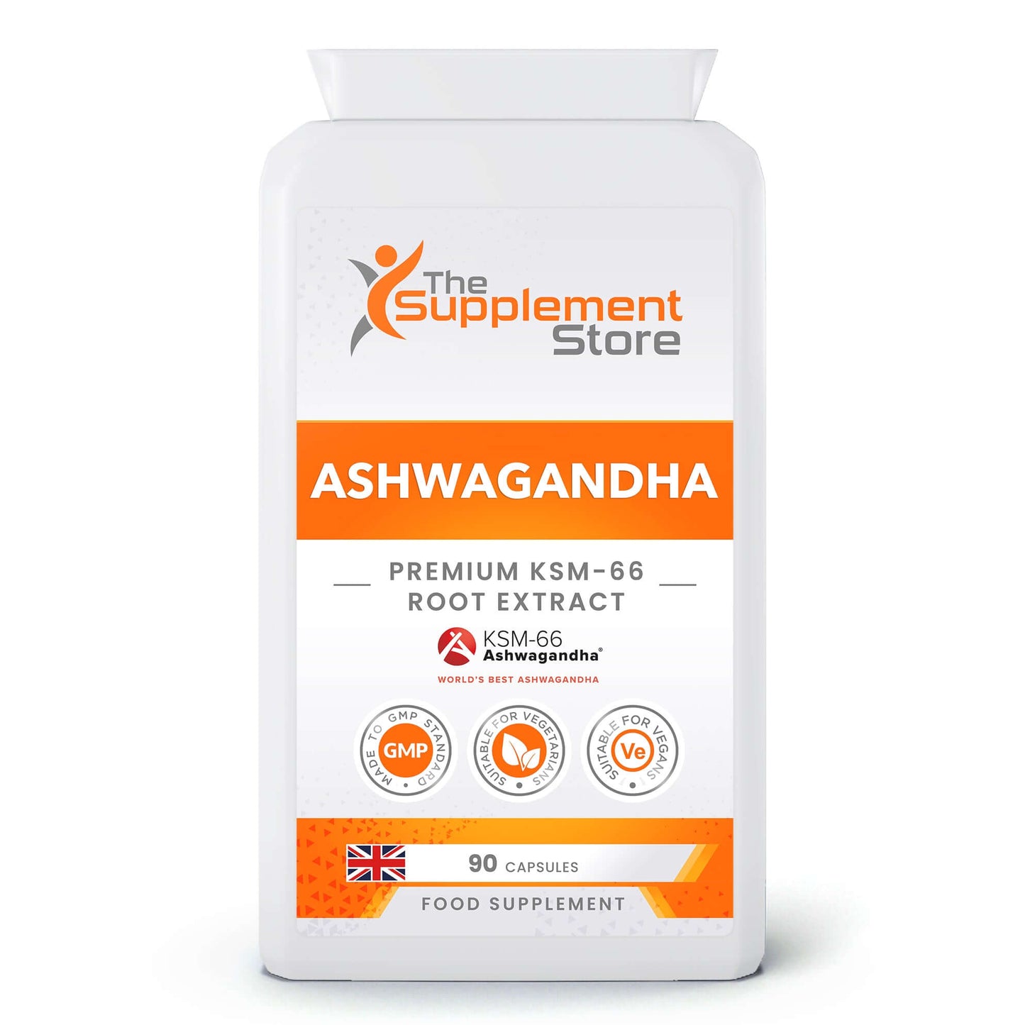 The Supplement Store Ashwagandha KSM-66 500mg Size: 90 Capsules