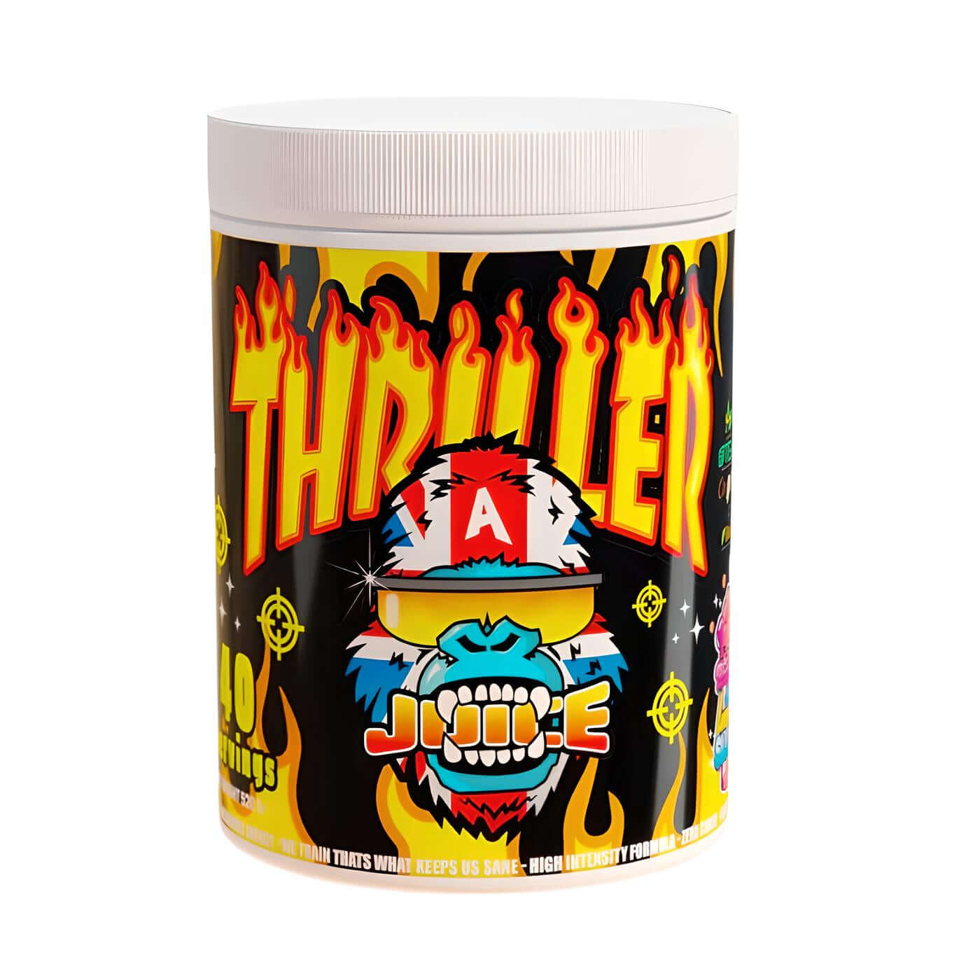 Gorillalpha Thriller Juice Size: 520g Flavour: Raspberry & Lemon Slushy