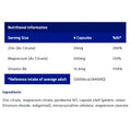 USN ZMAG Nutrition Facts