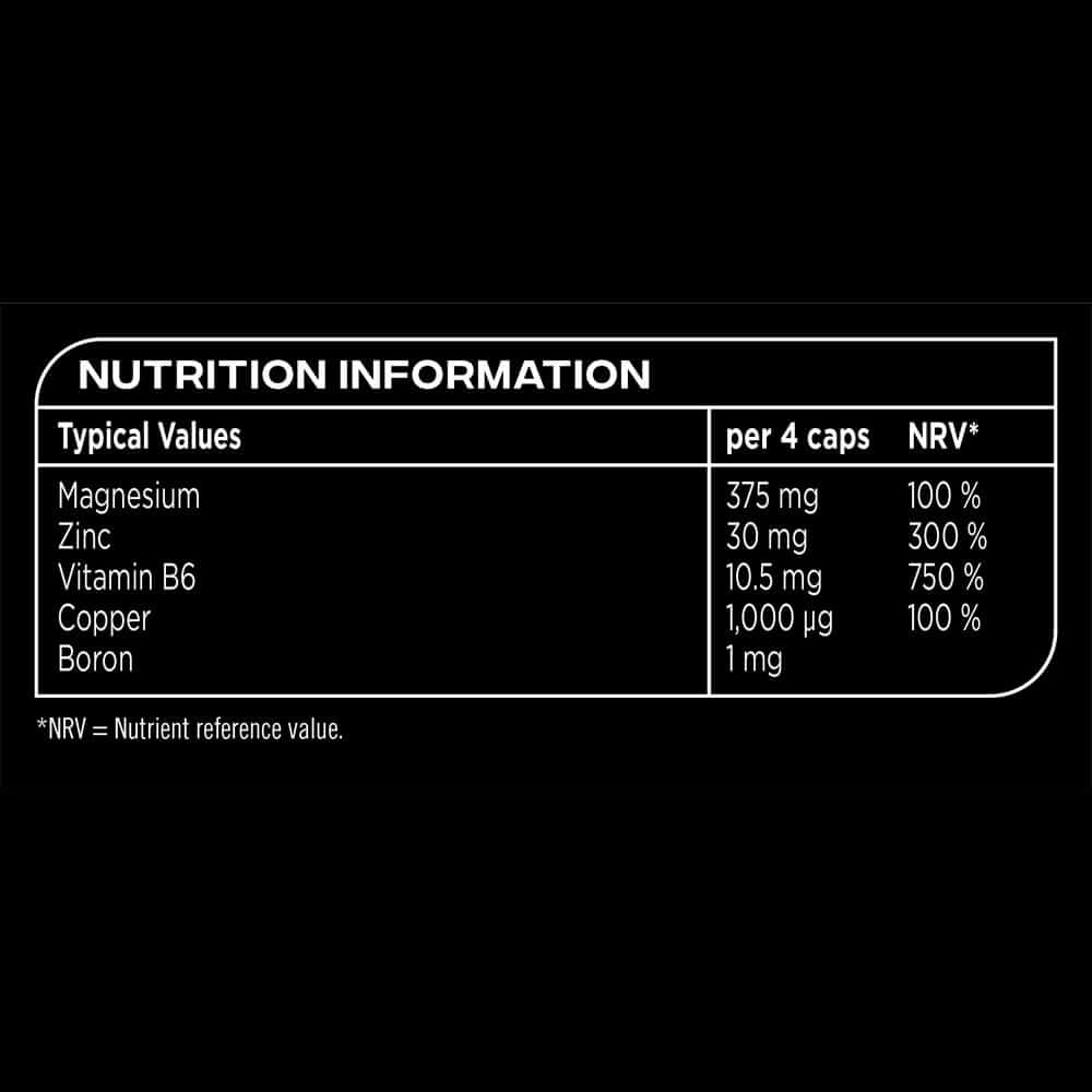 Reflex Zinc Matrix Nutrition Facts