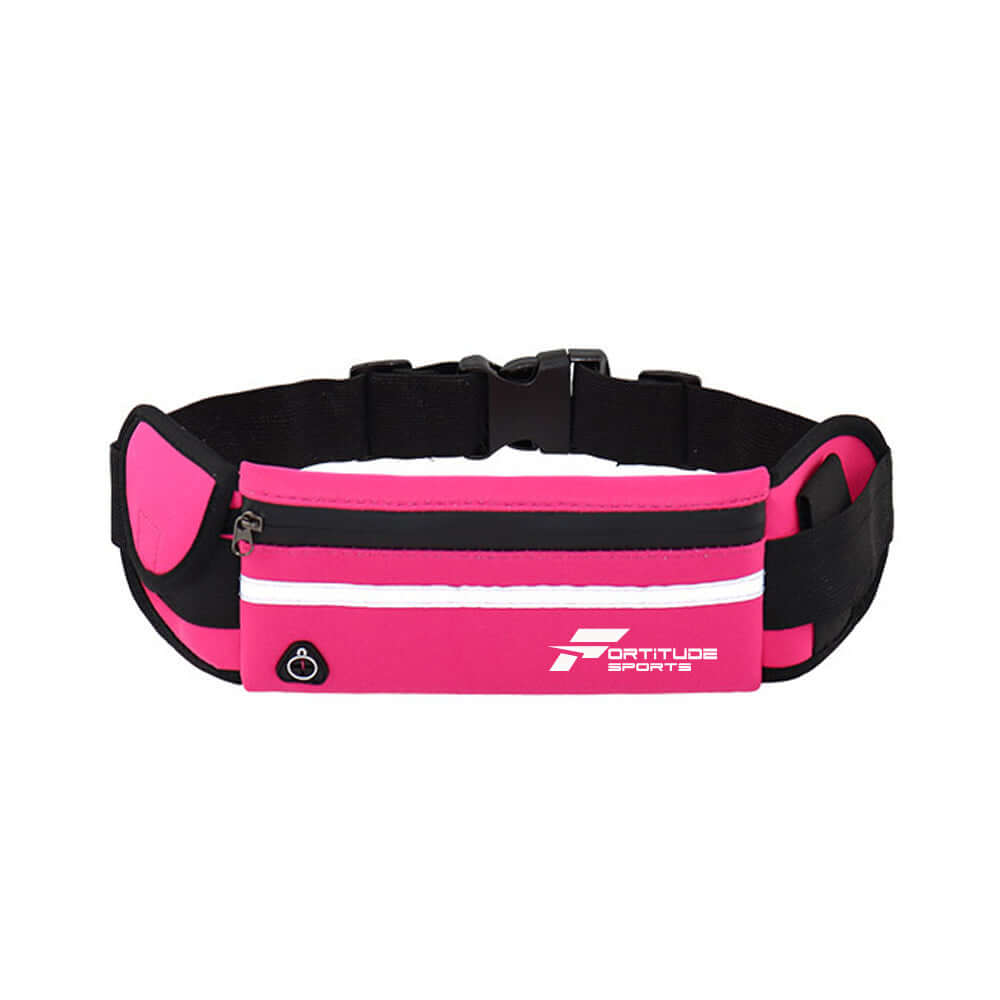 Fortitude Sports Waterproof Running Belt Color: Pink
