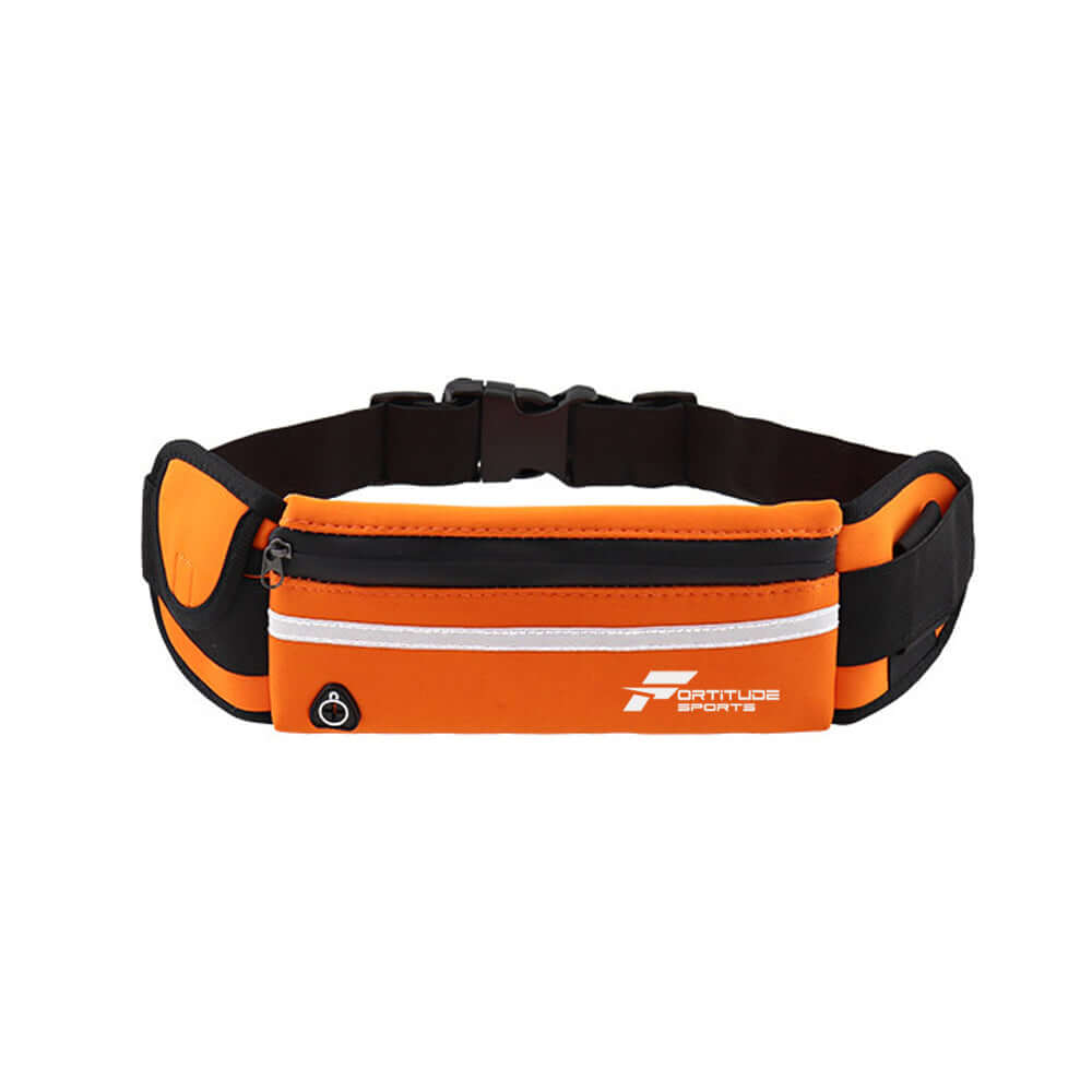 Fortitude Sports Waterproof Running Belt Color: Orange