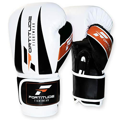 Fortitude Fightwear Leather Boxing Gloves