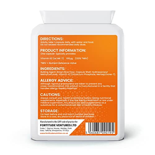 Fortitude Nutrition Vitamin K2 MK7